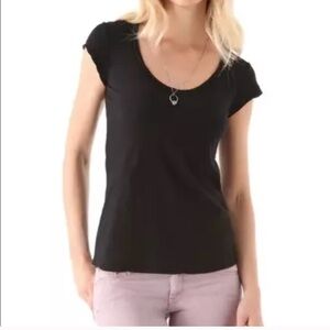 James Perse Casual Scoop Neck Tee NWT